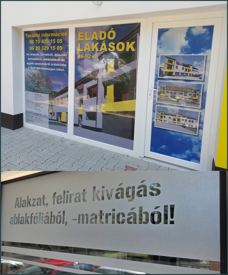 Ablakmatrica készítés